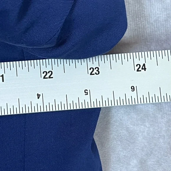 Luciano Carreli Angelico Italian Wool Blazer Sport Coat Royal Blue Mens 3 Button - Picture 13 of 16